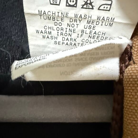 Polar King by Key Men's Tan Canvas Full Zip Hooded Lined Jacket Size Large - Picture 10 of 16